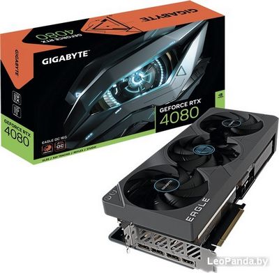 Видеокарта Gigabyte GeForce RTX 4080 16GB Eagle OC GV-N4080EAGLE OC-16GD - фото2