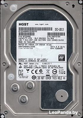 Жесткий диск HGST Deskstar NAS 4TB HDN724040ALE641 - фото
