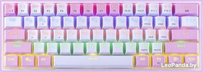 Клавиатура Redragon Fizz (розоый/белый) - фото