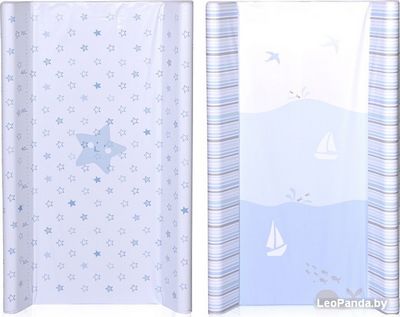 Пеленальный матрас Lorelli Hard Diaper Changing Mat Short 50x70 см (голубой, в ассортименте) - фото