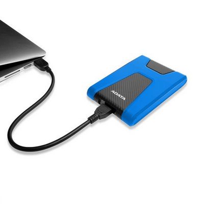 Внешний жесткий диск A-Data DashDrive Durable HD650 1TB (синий) - фото4