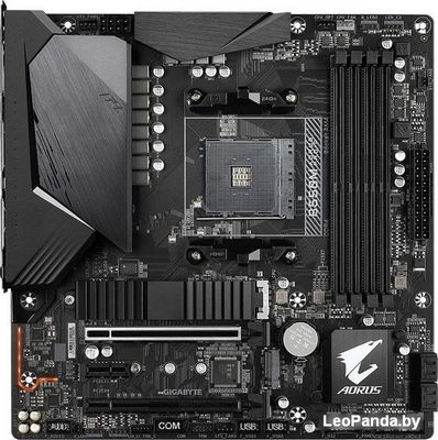 Материнская плата Gigabyte B550M Aorus Pro-P (rev. 1.0) - фото