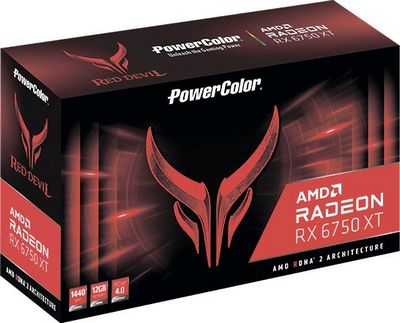 Видеокарта PowerColor Red Devil AMD Radeon RX 6750 XT 12GB GDDR6 12GBD6-3DHE/OC - фото2