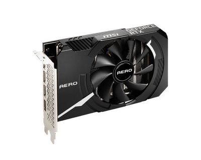Видеокарта MSI GeForce RTX 3060 Ti Aero ITX 8G OC LHR - фото2