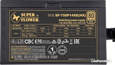 Блок питания Super Flower Legion HX 750W SF-750P14XE(HX) - фото3