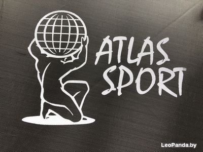 Батут Atlas Sport 312 см - 10ft Basic (с лестницей, внешняя сетка, сливовый) - фото5