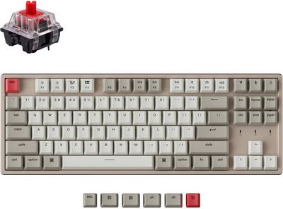 Клавиатура Keychron K8 Wireless K8-M1 (Gateron G Pro Red) - фото