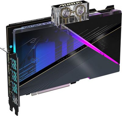 Видеокарта Gigabyte Aorus GeForce RTX 4080 16GB Xtreme Waterforce WB GV-N4080AORUSX WB-16GD - фото