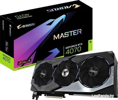 Видеокарта Gigabyte Aorus GeForce RTX­­ 4070 Master 12G GV-N4070AORUS M-12GD - фото2