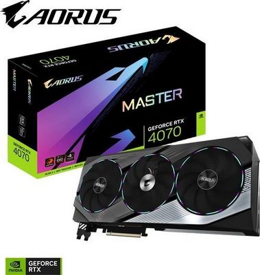 Видеокарта Gigabyte Aorus GeForce RTX­­ 4070 Master 12G GV-N4070AORUS M-12GD - фото3