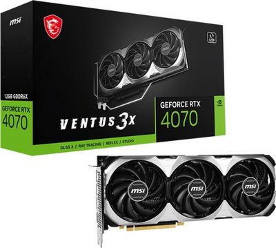 Видеокарта MSI GeForce RTX 4070 Ventus 3X 12G OC - фото2