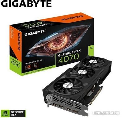 Видеокарта Gigabyte GeForce RTX­­ 4070 WindForce OC 12G GV-N4070WF3OC-12GD - фото3
