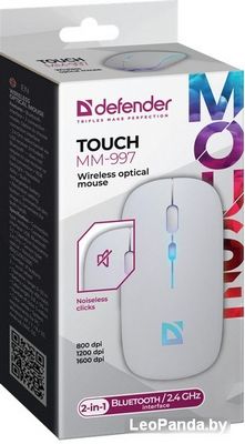 Мышь Defender Touch MM-997 (белый) - фото4