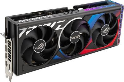 Видеокарта ASUS ROG Strix GeForce RTX 4090 24GB GDDR6X ROG-STRIX-RTX4090-24G-GAMING - фото