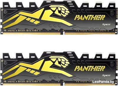 Оперативная память Apacer Panther Golden 2x8ГБ DDR4 3200 МГц AH4U16G32C28Y7GAA-2 - фото