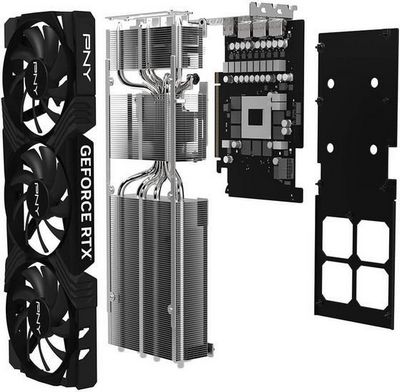 Видеокарта PNY GeForce RTX 4070 Ti 12GB Verto Triple Fan VCG4070T12TFXPB1 - фото3