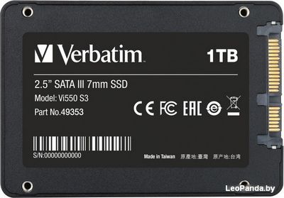 SSD Verbatim Vi550 S3 1TB 49353 - фото2