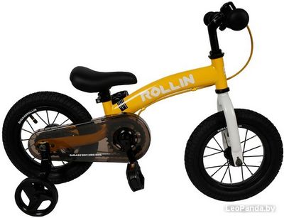 Беговел-велосипед Bubago Rollin BG-112-2 (желтый) - фото2