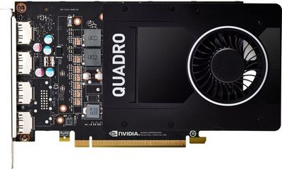 Видеокарта PNY Nvidia Quadro P2200 5GB GDDR5X VCQP2200-SB - фото
