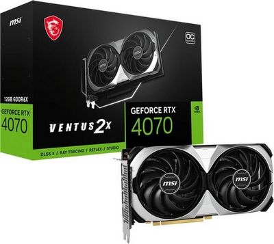 Видеокарта MSI GeForce RTX 4070 Ventus 2X 12G OC - фото5
