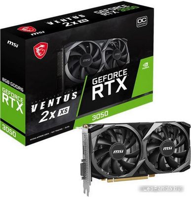 Видеокарта MSI GeForce RTX 3050 Ventus 2X XS 8G OC - фото5