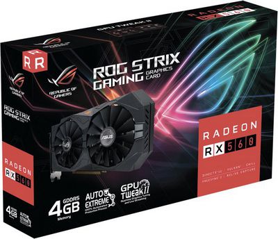 Видеокарта ASUS ROG Strix Radeon RX 560 4GB GDDR5 ROG-STRIX-RX560-4G-V2-GAMING - фото2