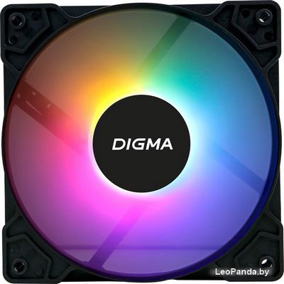 Вентилятор для корпуса Digma DFAN-FRGB1 - фото