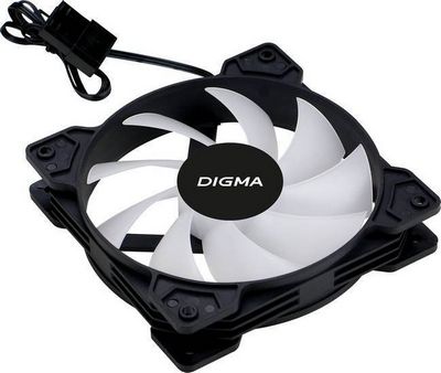 Вентилятор для корпуса Digma DFAN-FRGB1 - фото5