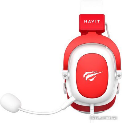Наушники Havit Gamenote H2002d (белый/красный) - фото3