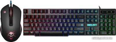 Клавиатура + мышь с ковриком + наушники Defender Singularity MKP-118 - фото2