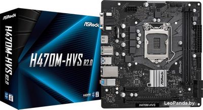 Материнская плата ASRock H470M-HVS R2.0 - фото2