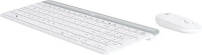 Клавиатура + мышь Logitech MK470 Slim Wireless Combo (белый, нет кириллицы) - фото5