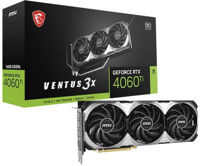 Видеокарта MSI GeForce RTX 4060 Ti Ventus 3X 16G OC - фото2