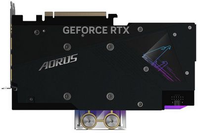 Видеокарта Gigabyte Aorus GeForce RTX 4070 Ti 12GB Xtreme Waterforce WB GV-N407TAORUSX WB-12GD - фото5