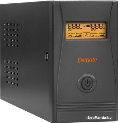 Источник бесперебойного питания ExeGate Power Smart ULB-850.LCD.AVR.EURO.RJ.USB - фото