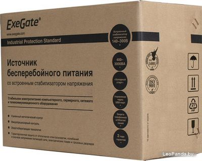 Источник бесперебойного питания ExeGate Power Smart ULB-850.LCD.AVR.EURO.RJ.USB - фото3