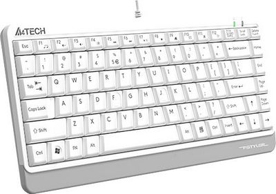Клавиатура A4Tech Fstyler FKS11 (белый/серый) - фото2