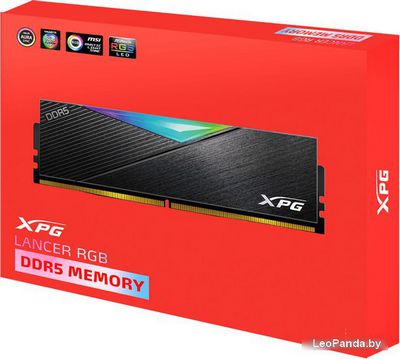 Оперативная память ADATA XPG Lancer RGB 2x16ГБ DDR5 6400 МГц AX5U6400C3216G-DCLARBK - фото5