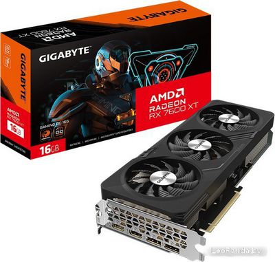 Видеокарта Gigabyte Radeon RX 7600 XT Gaming OC 16G GV-R76XTGAMING OC-16GD - фото2