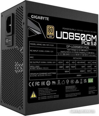 Блок питания Gigabyte UD850GM PG5 - фото5