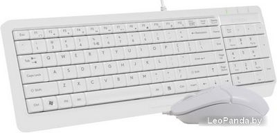 Клавиатура + мышь A4Tech Fstyler F1512 (белый) - фото3