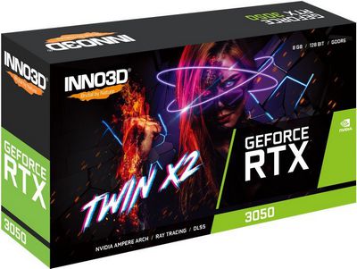 Видеокарта Inno3D GeForce RTX 3050 Twin X2 N30502-08D6-1711VA41 - фото3
