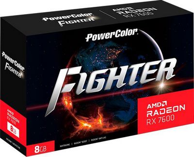 Видеокарта PowerColor Fighter Radeon RX 7600 8GB GDDR6 RX 7600 8G-F - фото3