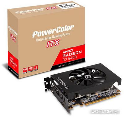 Видеокарта PowerColor Radeon RX 6400 4GB GDDR6 AXRX 6400 4GBD6-DH - фото2