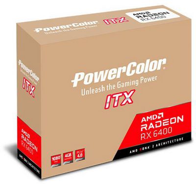 Видеокарта PowerColor Radeon RX 6400 4GB GDDR6 AXRX 6400 4GBD6-DH - фото3