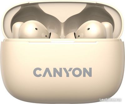 Наушники Canyon OnGo 10 ANC TWS-10 (бежевый) - фото